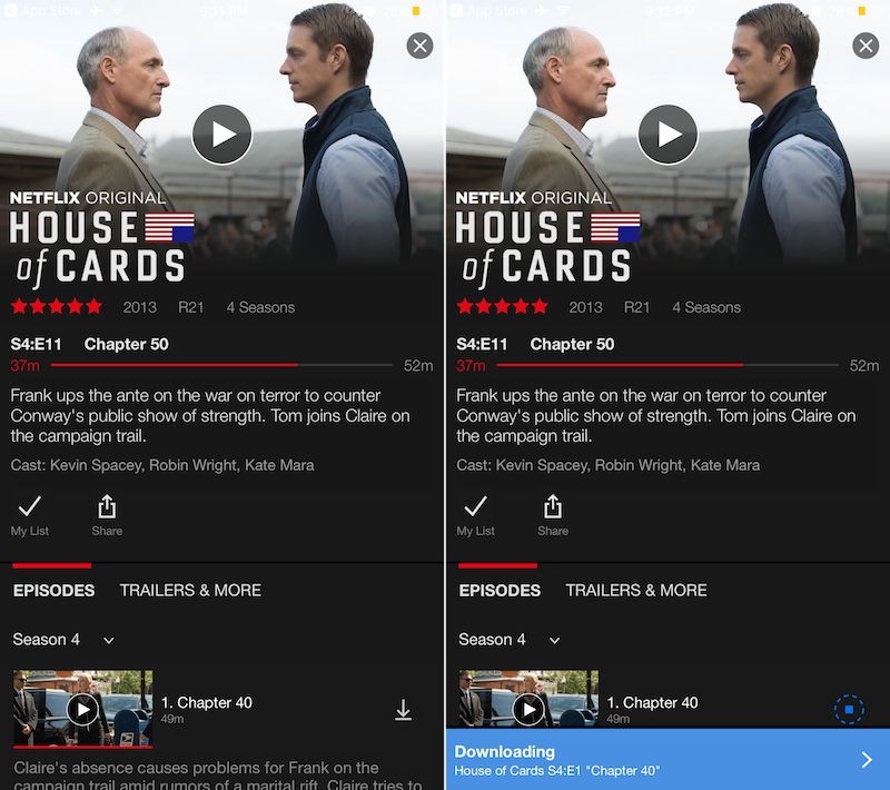 Netflix download shows on mac